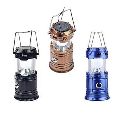 Shop Online Rechargeable Camping Lantern, Solar & Lithium Battery Power Source / KC-207 / XF-5800T - Karout Online Shopping In lebanon