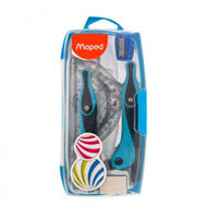 Maped 519119  Kid'Z Math Geometry 9 Piece Set, Assorted Colors - Karout Online -Karout Online Shopping In lebanon - Karout Express Delivery 