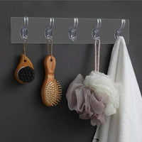 Yakut Transparent Silicone Sticky 5 Hanger / EW-013 - Karout Online -Karout Online Shopping In lebanon - Karout Express Delivery 