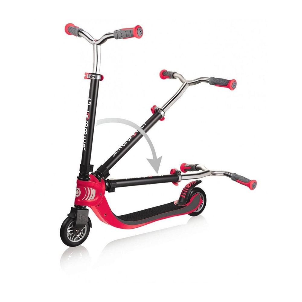 Globber Foldable Scooter Flow 125 Black Red - Karout Online -Karout Online Shopping In lebanon - Karout Express Delivery 