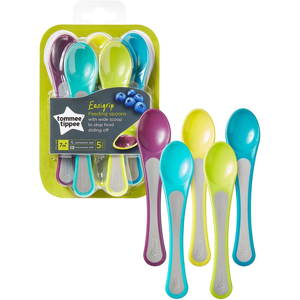 Tommee Tippee Easi Grip Fedding Spoons ( 5 Pcs) - Karout Online -Karout Online Shopping In lebanon - Karout Express Delivery 