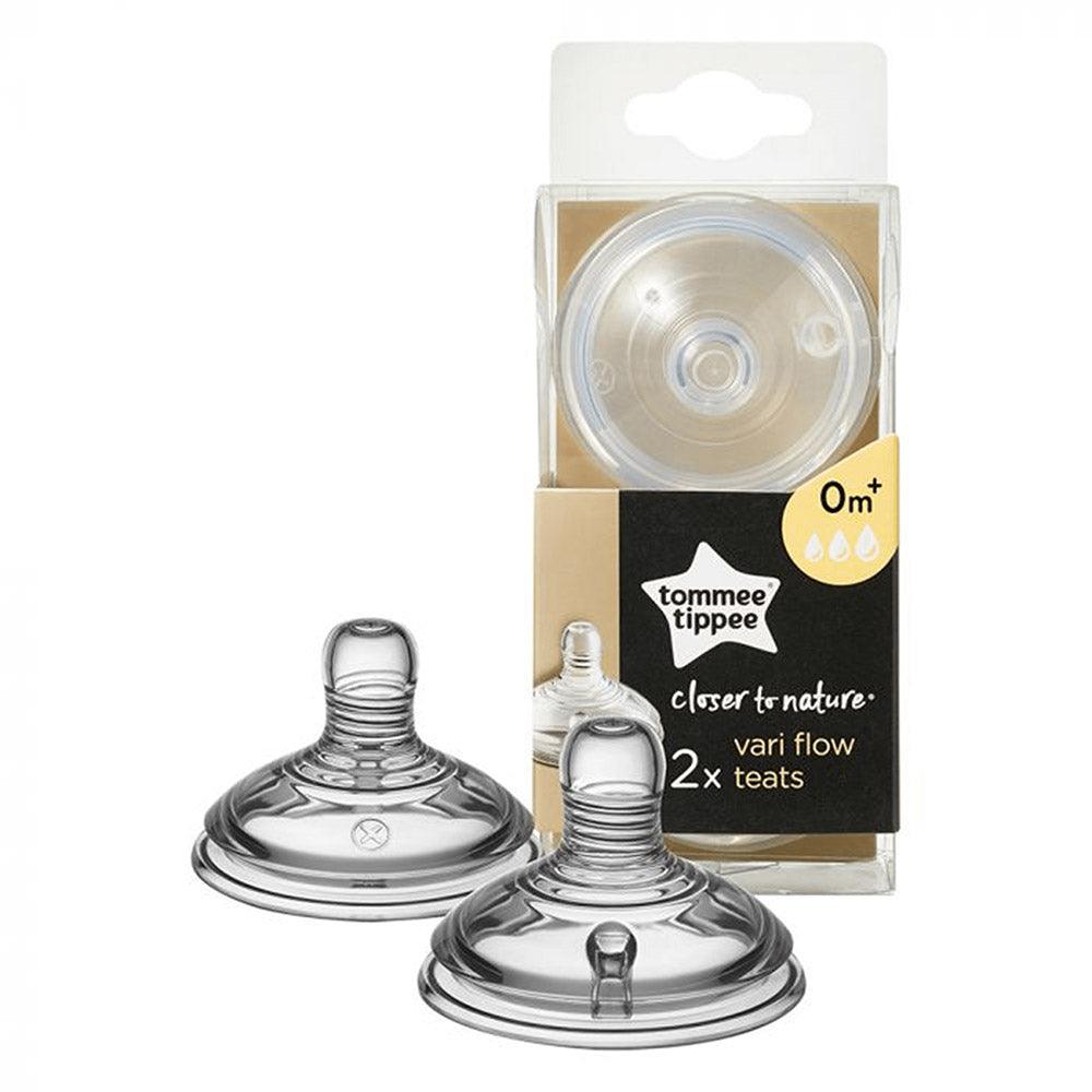 Tommee Tippee – Variable Flow Teat 0m+  (2 Pack) / 221407 - Karout Online -Karout Online Shopping In lebanon - Karout Express Delivery 