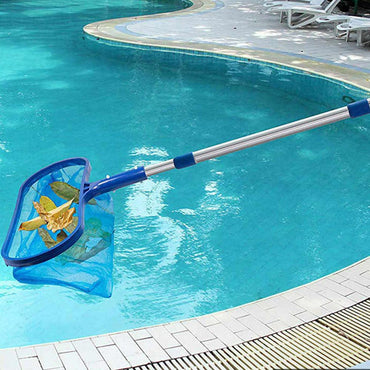 Shop Online Swimming Pool Skimmer Net with Telescopic Pole Removal Leaf Rake Mesh - Karout Online Shopping In lebanon