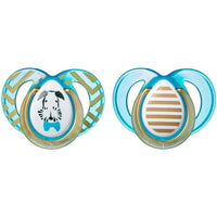 Tommee Tippee 2 Fashion Pacifiers 6-18 Months Boy / 4909 - Karout Online -Karout Online Shopping In lebanon - Karout Express Delivery 