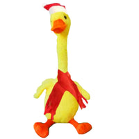 Dancing And Twisting Duck Luminous Voice Interaction Plush Toy (NET) - Karout Online -Karout Online Shopping In lebanon - Karout Express Delivery 