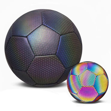 Glow In The Dark Soccer Ball Shiny Holographic Football (Net) / 2302346 / 025552