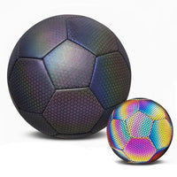 Glow In The Dark Soccer Ball Shiny Holographic Football (Net) / 2302346 / 025552