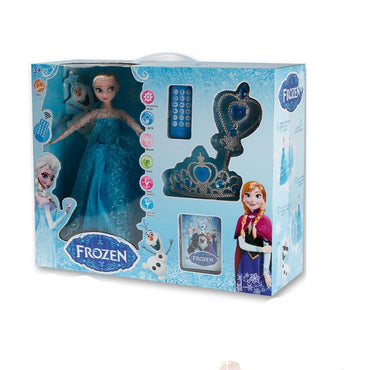 INTELLIGENCE R/C BUMP AND GO LIGHT MUSIC DANCE FROZEN PRINCESS.