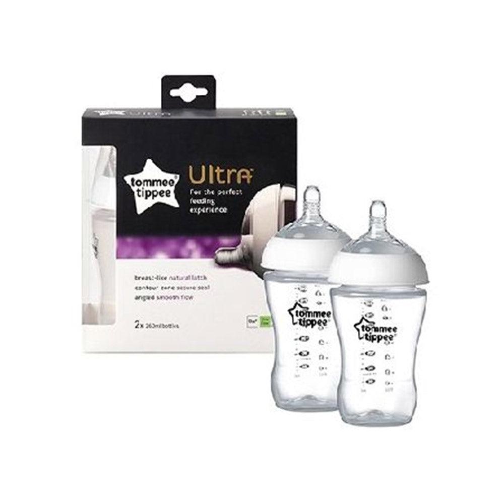 Tommee Tippee Set Of Ultra Feeding Bottle 260 ml 2 Pcs / 42020 - Karout Online -Karout Online Shopping In lebanon - Karout Express Delivery 
