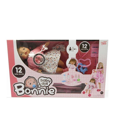 16 inch DOLL WITH STROLLER.