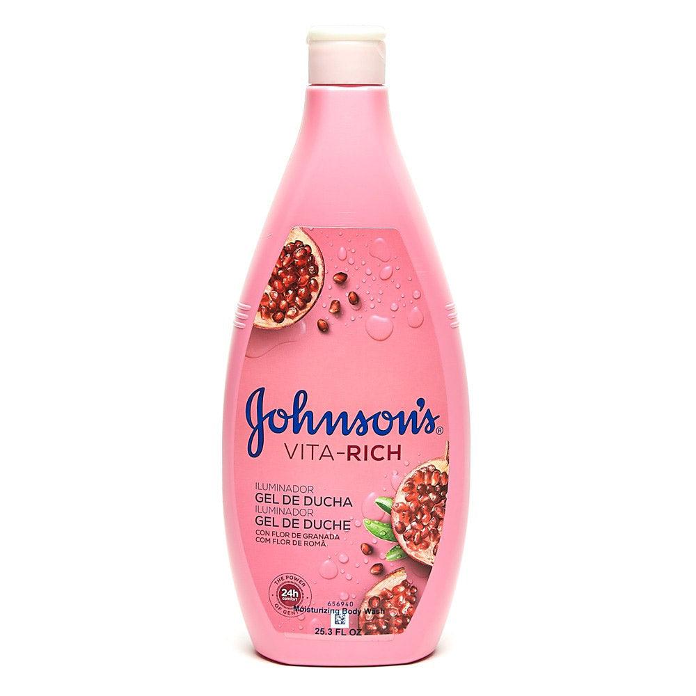 Johnson's Vita Rich pomegranate Body Wash 750ml - Karout Online -Karout Online Shopping In lebanon - Karout Express Delivery 