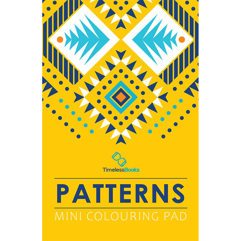 Pegasus Mini Adult Colouring Pad - Patterns