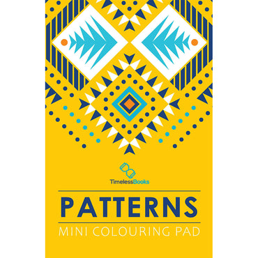 Pegasus Mini Adult Colouring Pad - Patterns