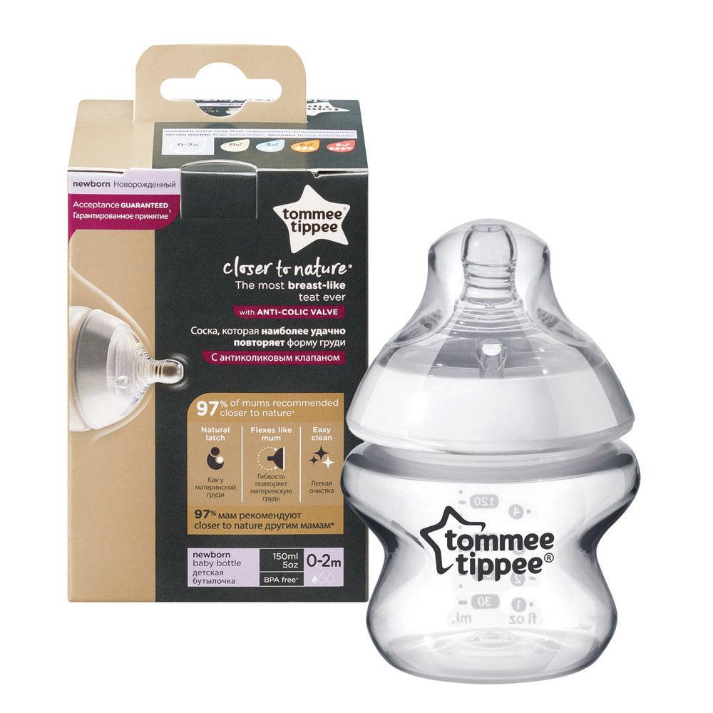 Tommee Tippee 422703 Closer To Nature Feeding Bottle slow flow 150 ml - Karout Online -Karout Online Shopping In lebanon - Karout Express Delivery 
