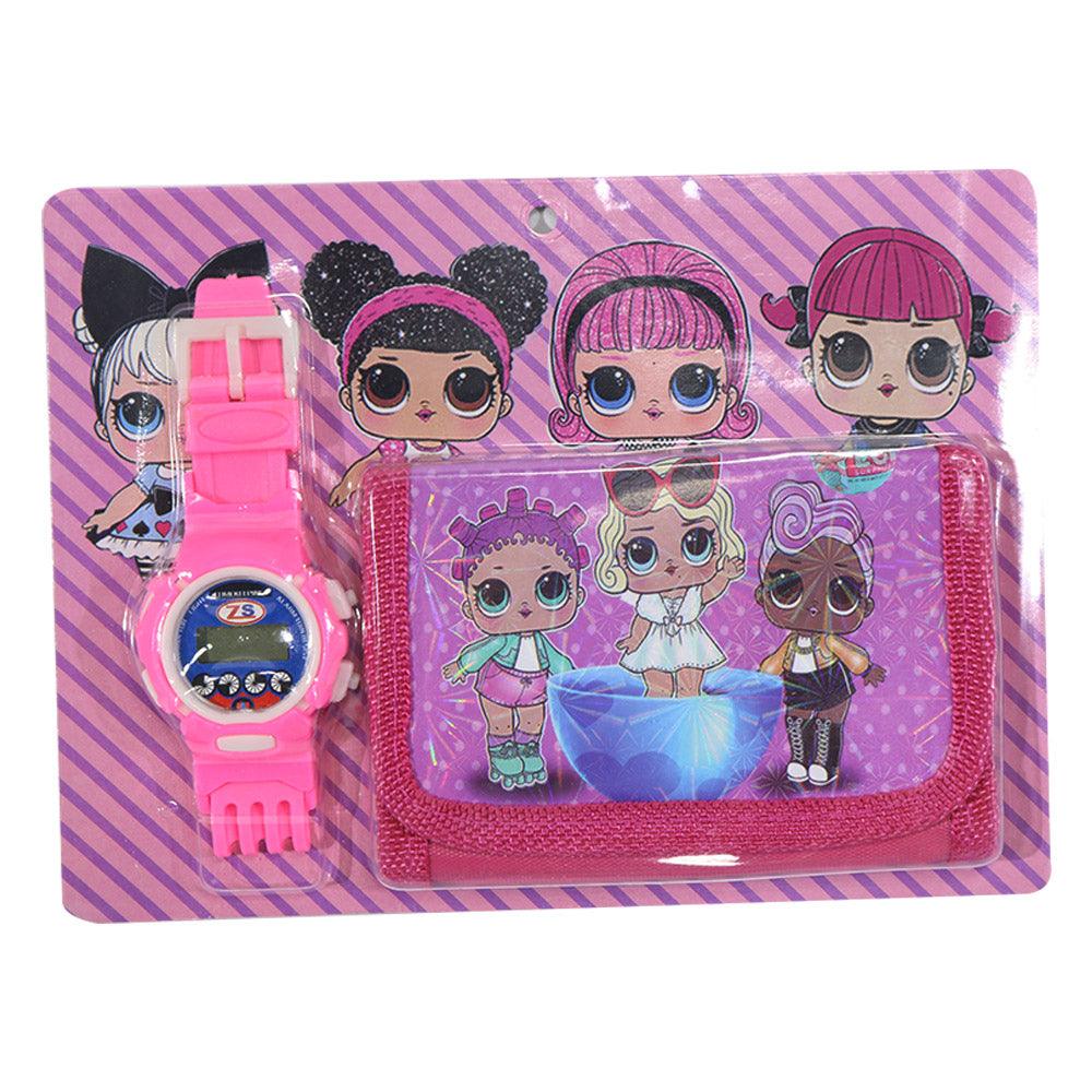 Kids Wallet with Watch / 3581 - Karout Online -Karout Online Shopping In lebanon - Karout Express Delivery 