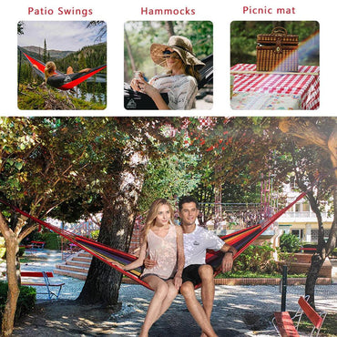 Shop Online Hammock Portable Camping Hanging Outdoor Swing 240 x 160 cm / 22FK005 - Karout Online Shopping In lebanon