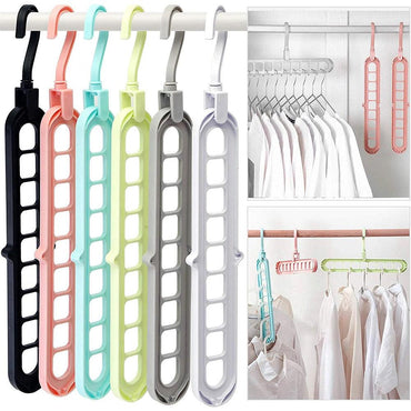 Isra Multifunctional Magic Sliding Hanger 9 Hole - Karout Online -Karout Online Shopping In lebanon - Karout Express Delivery 