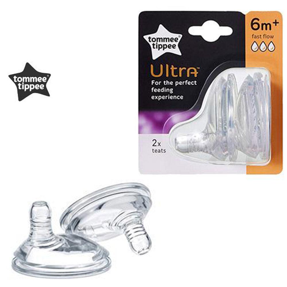 Tommee Tippee – Ultra Fast Flow Teat – 2 Pack / 40156 - Karout Online -Karout Online Shopping In lebanon - Karout Express Delivery 