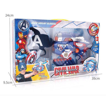 Captain America Soft Bullet Gun & Mask.