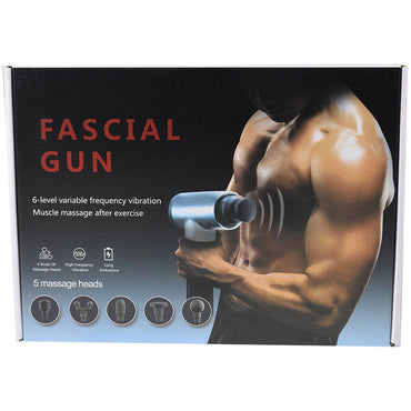 Shop Online Fascial Gun Vibration Massage Device ( 5 Massage heads) / MA-8817 - Karout Online Shopping In lebanon