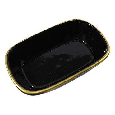 YAKUT Small Black Porcelain Bowl - Karout Online -Karout Online Shopping In lebanon - Karout Express Delivery 