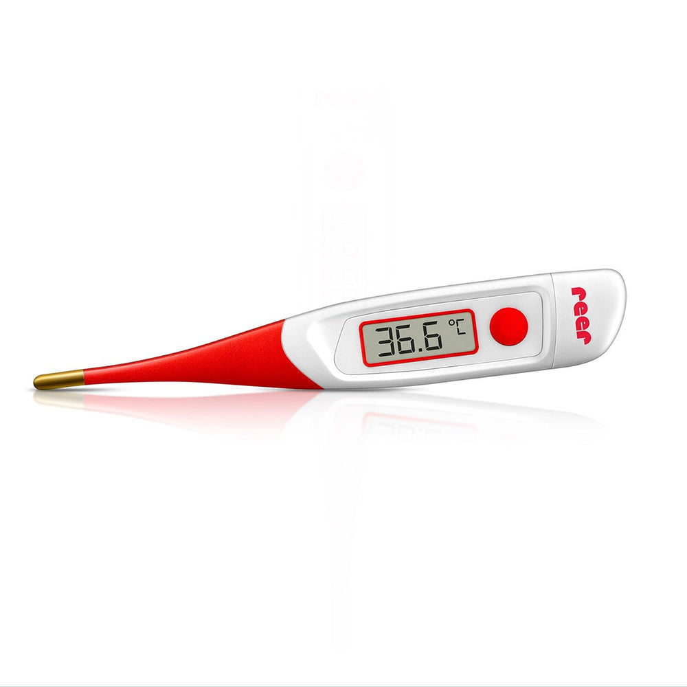Reer Digital Thermometer with Flexible, Gold  Plated Tip