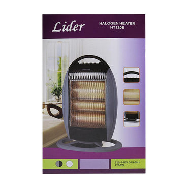 Shop Online Lider Halogen Heater HT120E - Karout Online Shopping In lebanon