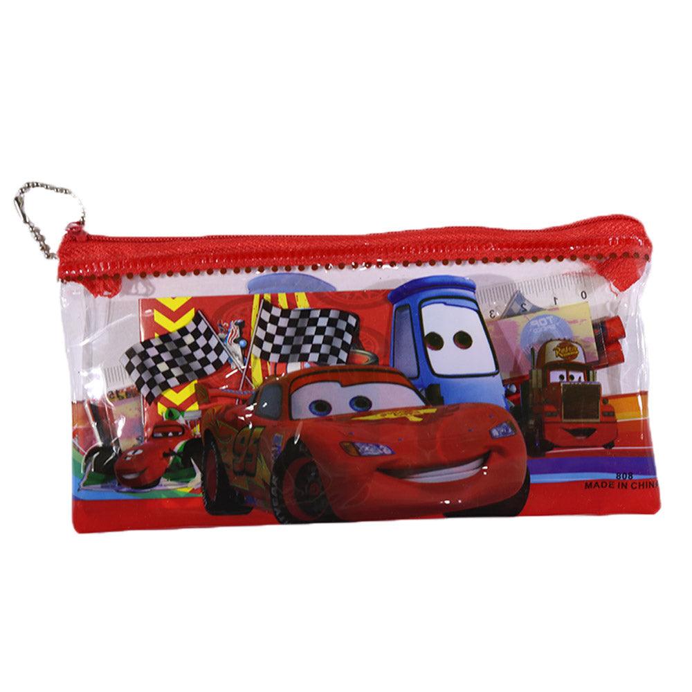 Characters Transparent Zipper Pencil Case / 533030 / H-315 - Karout Online -Karout Online Shopping In lebanon - Karout Express Delivery 