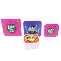 Beehome Square Small Storage Box Set ( 4 Pcs) - Karout Online -Karout Online Shopping In lebanon - Karout Express Delivery 