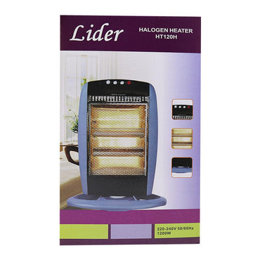 Shop Online Lider Halogen Heater HT120H - Karout Online Shopping In lebanon