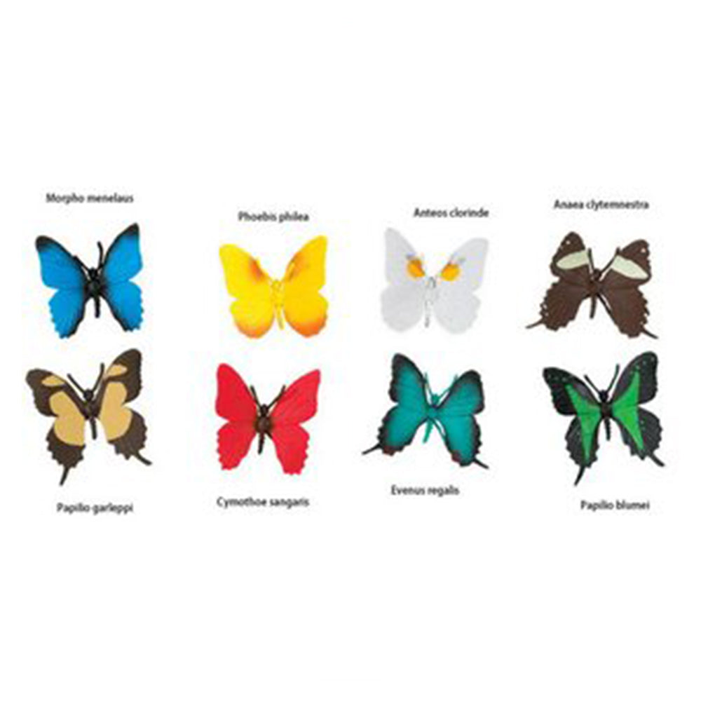 Safari Butterflies 8 figures