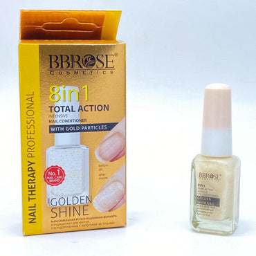 BBROSE Nail Conditioner Golden Shine Nail 8 in 1 - Karout Online -Karout Online Shopping In lebanon - Karout Express Delivery 