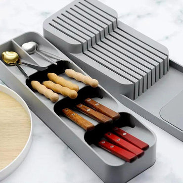 Tableware Organizer Spoon Fork Kitchen Storage Box - Karout Online -Karout Online Shopping In lebanon - Karout Express Delivery 