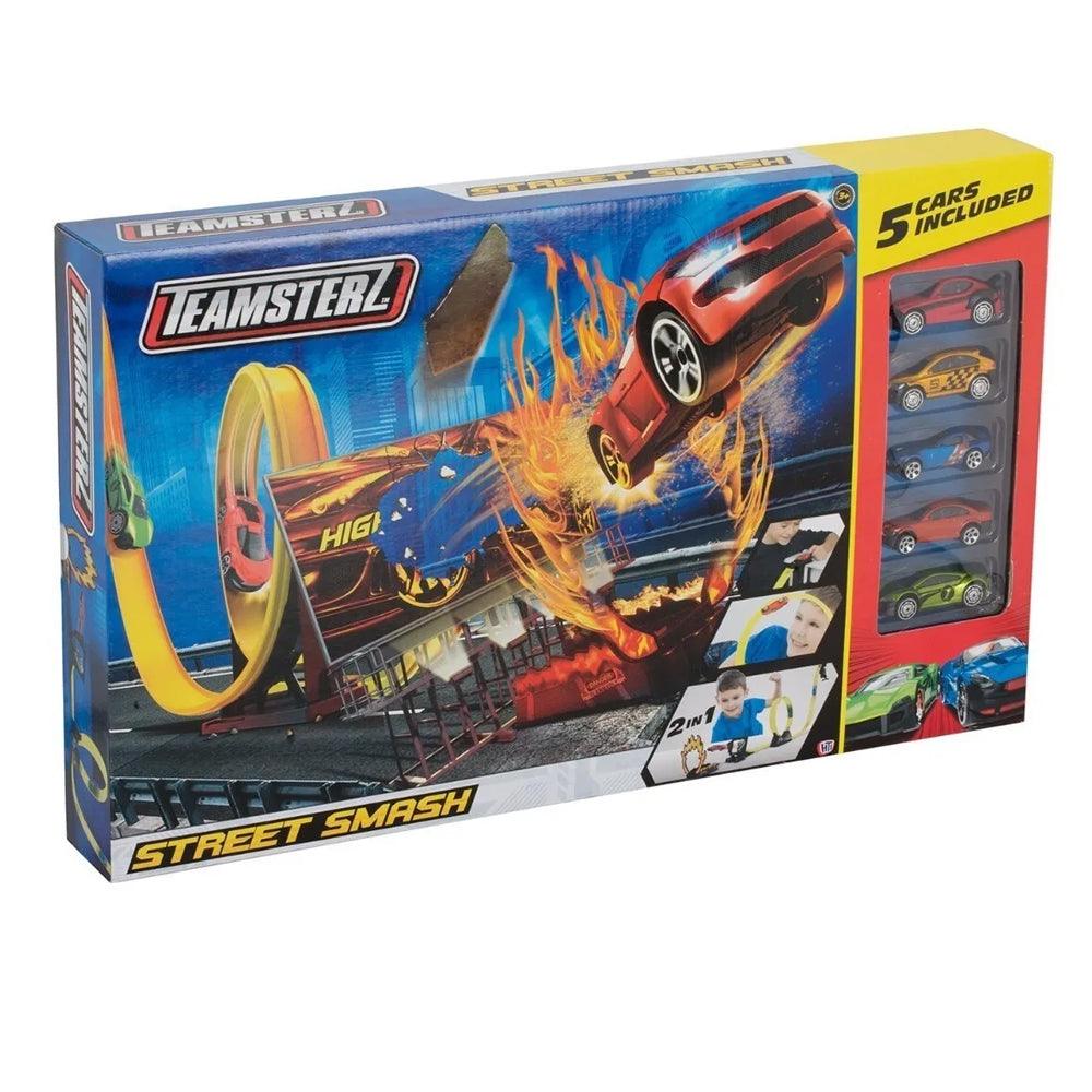 Teamsterz  Dino Clash track With 5 Cars - Karout Online -Karout Online Shopping In lebanon - Karout Express Delivery 