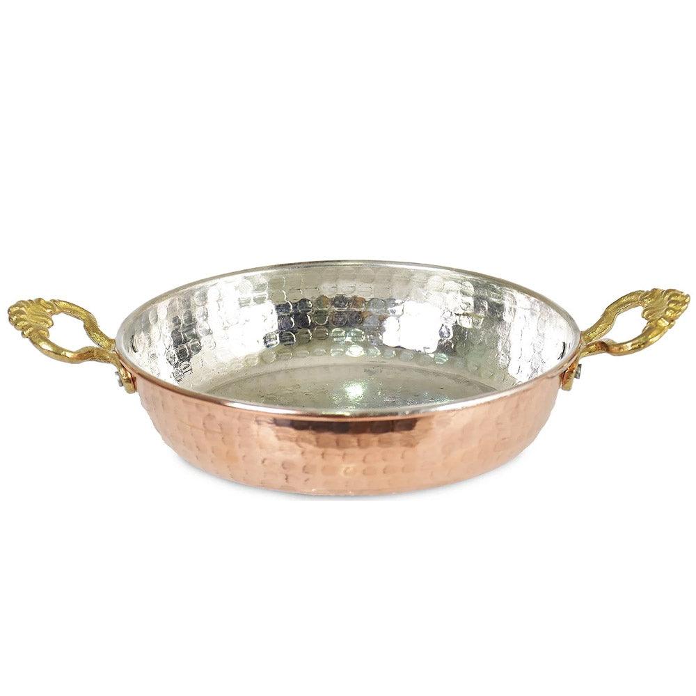 Traditional Handmade Copper Frying Pan for Cooking 18 CM - Karout Online -Karout Online Shopping In lebanon - Karout Express Delivery 