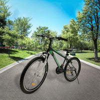 Tec Bike Titan Grey Green Without Shimano