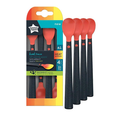 Tommee Tippee Heat Sense Soft Weaning Spoons - Karout Online -Karout Online Shopping In lebanon - Karout Express Delivery 