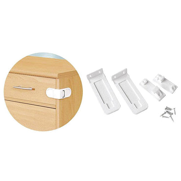 Reer Adhesive Cabinet & Drawer Safety Catch - Karout Online -Karout Online Shopping In lebanon - Karout Express Delivery 