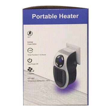 Shop Online Portable Home Fan Heater 500W / KC-246 - Karout Online Shopping In lebanon