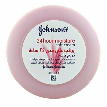 Johnson's 24-hour Moisture Soft Cream 200ml - Karout Online -Karout Online Shopping In lebanon - Karout Express Delivery 