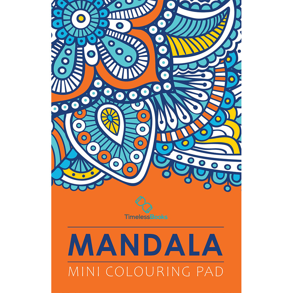 Pegasus Mini Adult Colouring Pad - Mandala