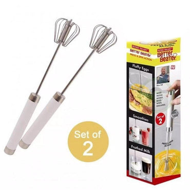 Better Beater Press and Spin Hand Mixer 2 pcs - Karout Online -Karout Online Shopping In lebanon - Karout Express Delivery 