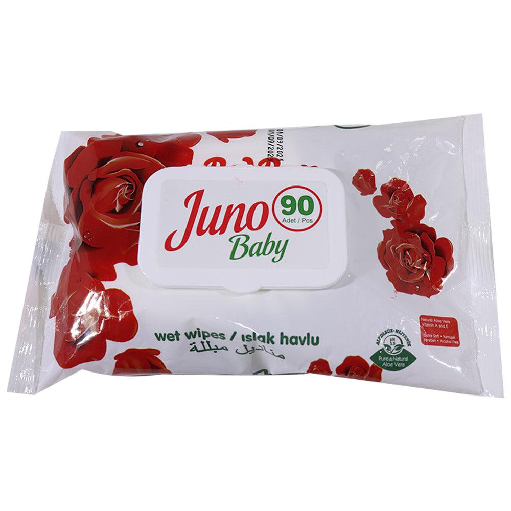 Juno Baby Wet Wipes 90 Pcs - Karout Online -Karout Online Shopping In lebanon - Karout Express Delivery 
