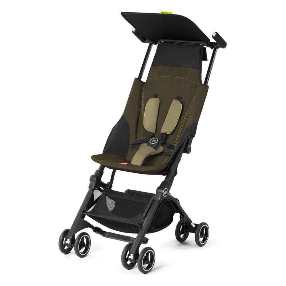 GB Stroller Goodbaby Pockit+ Lizard Khaki - Karout Online -Karout Online Shopping In lebanon - Karout Express Delivery 