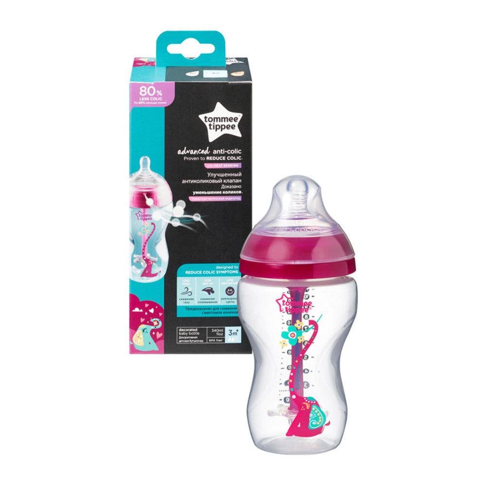 Tommee Tippee – Advanced Anti Colique Decorated Pink 260ML - Karout Online -Karout Online Shopping In lebanon - Karout Express Delivery 