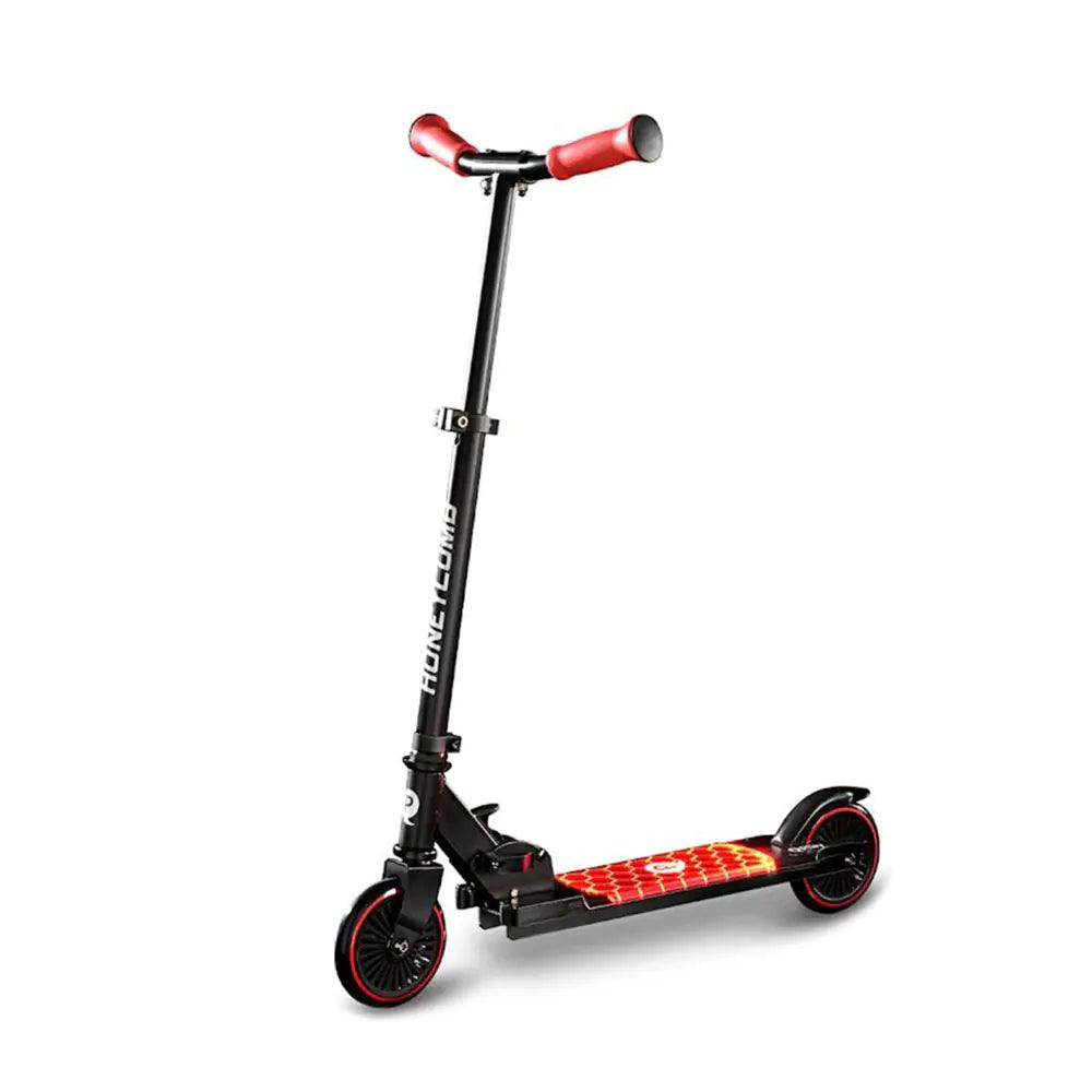 Qplay Honeycomb Led Scooter Red - Karout Online -Karout Online Shopping In lebanon - Karout Express Delivery 