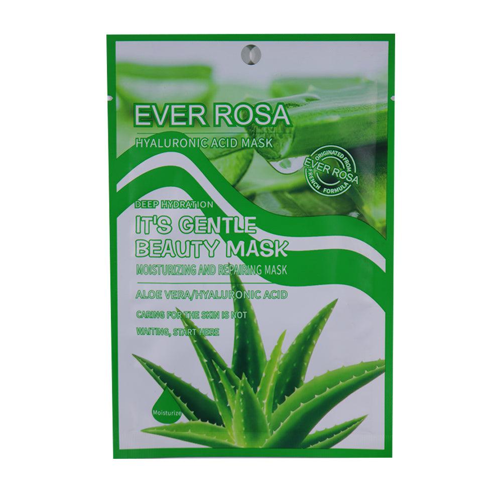 Ever Rosa Aloe Hyaluronic Acid Moisturizing And Repairing Facial Mask - Karout Online -Karout Online Shopping In lebanon - Karout Express Delivery 