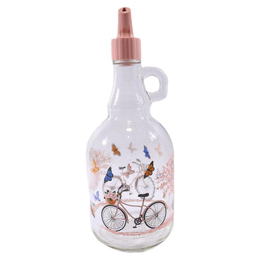 Kitchen Glass Transparent Oiler 27 cm - Karout Online -Karout Online Shopping In lebanon - Karout Express Delivery 