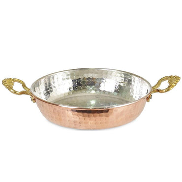 Traditional Handmade Copper Frying Pan for Cooking 20 CM - Karout Online -Karout Online Shopping In lebanon - Karout Express Delivery 