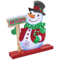 Merry Christmas Small Decorations With Stands 18 cm.